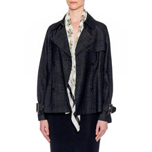 Load image into Gallery viewer, Women Alicante Coat - Short Ultra Light Trench Jacket in Black
