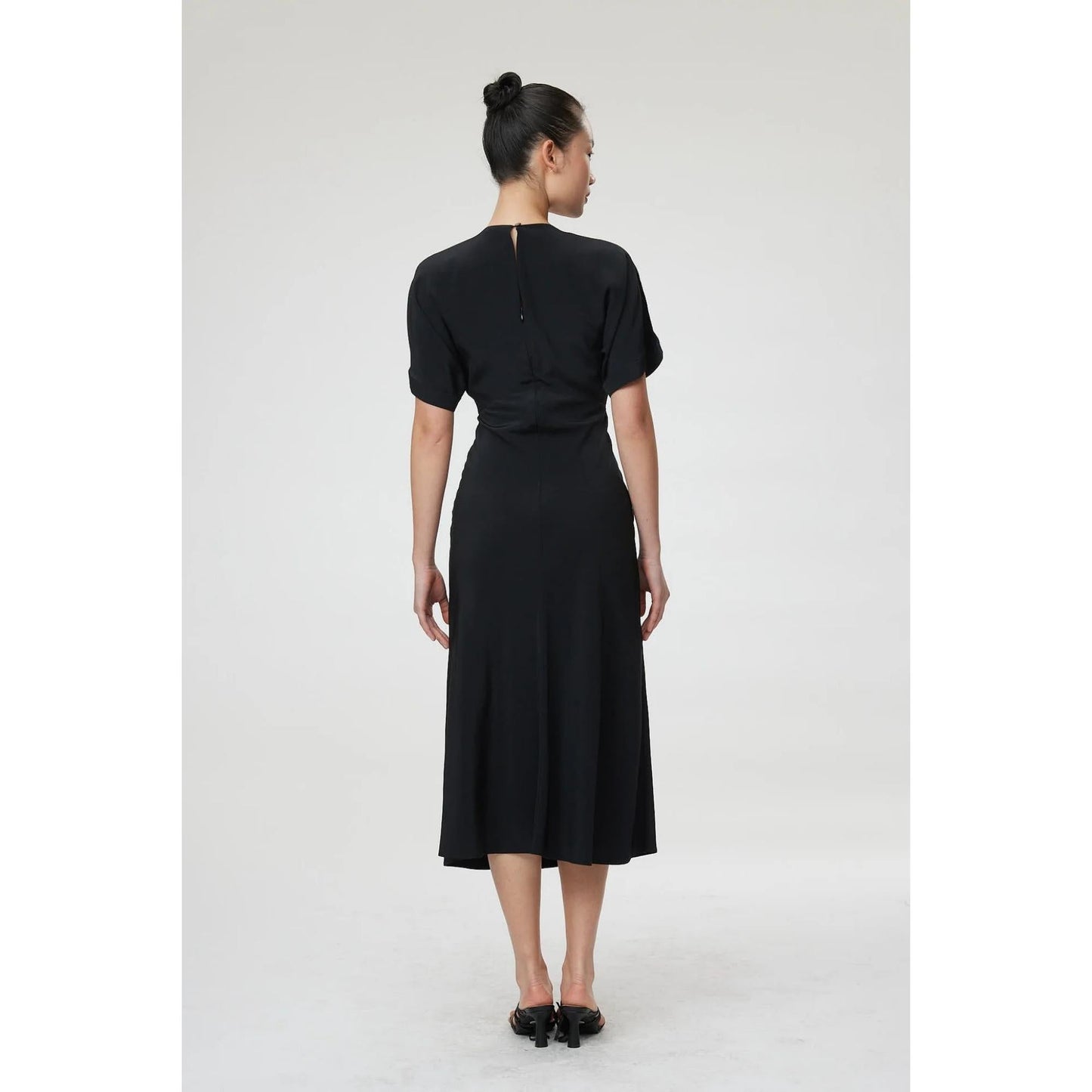 Women Bologna Dress - A-Line Day-To-Night Dress in Black