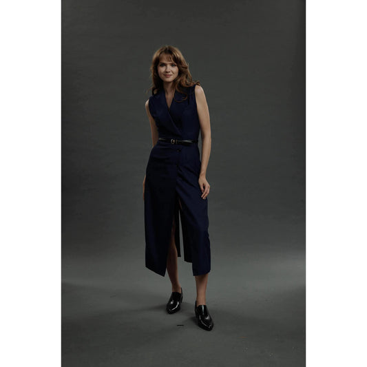 Women Caldas Da Rainha Dress - Double Breasted Maxi Dress