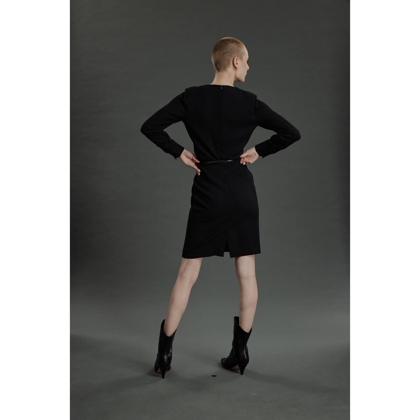 Women Esmoriz Dress - Mini Day Dress in Black