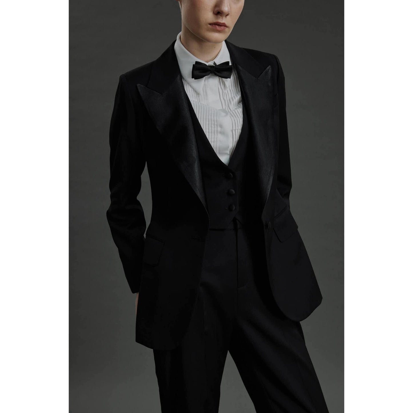 Women Amora - Limited Edition Jacket - Classic Jacket in Black Wool