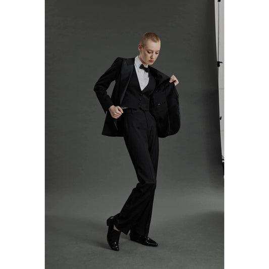 Women Amora - Limited Edition Jacket - Classic Jacket in Black Wool