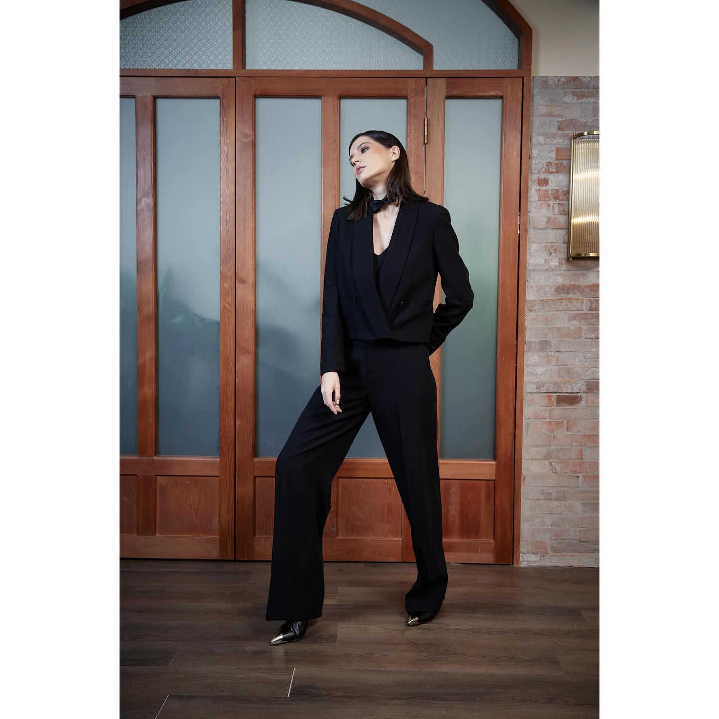 Women Ovar Jacket - Short Jacket in Night Black