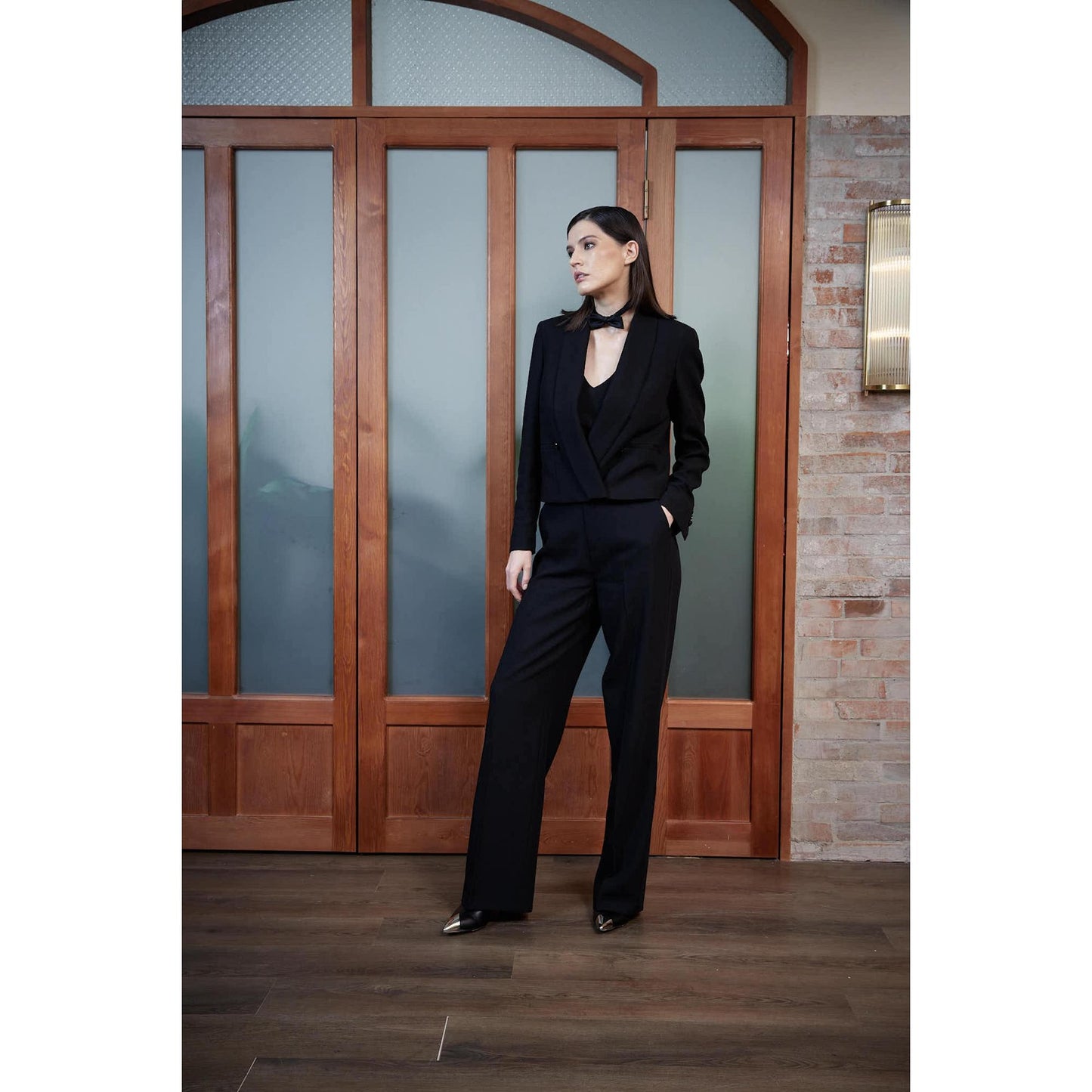 Women Ovar Jacket - Short Jacket in Night Black