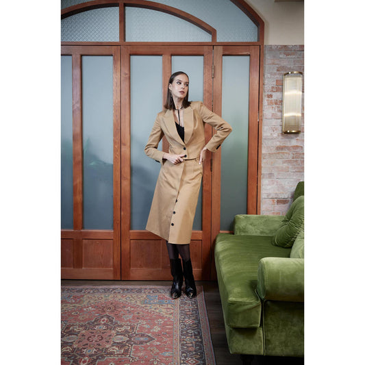 Women Barreiro Jacket - Short Jacket in Beige Twill