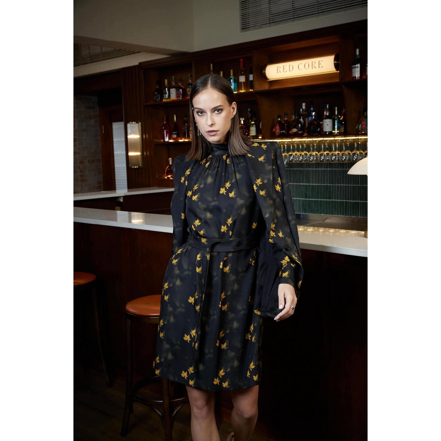 Women Amora Jacket - Classic Jacket in Leaf Print