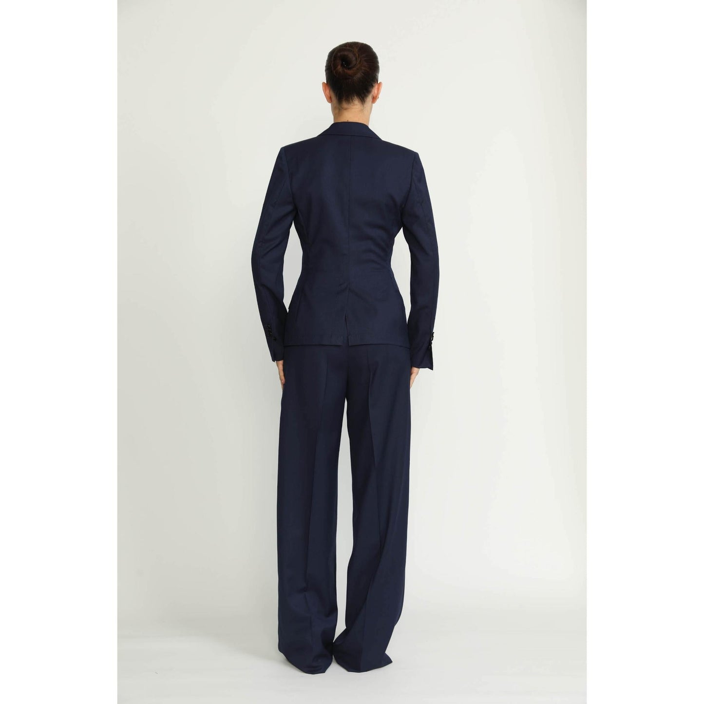 Women Balerna Jacket - Balerna Navy Fitted Jacket