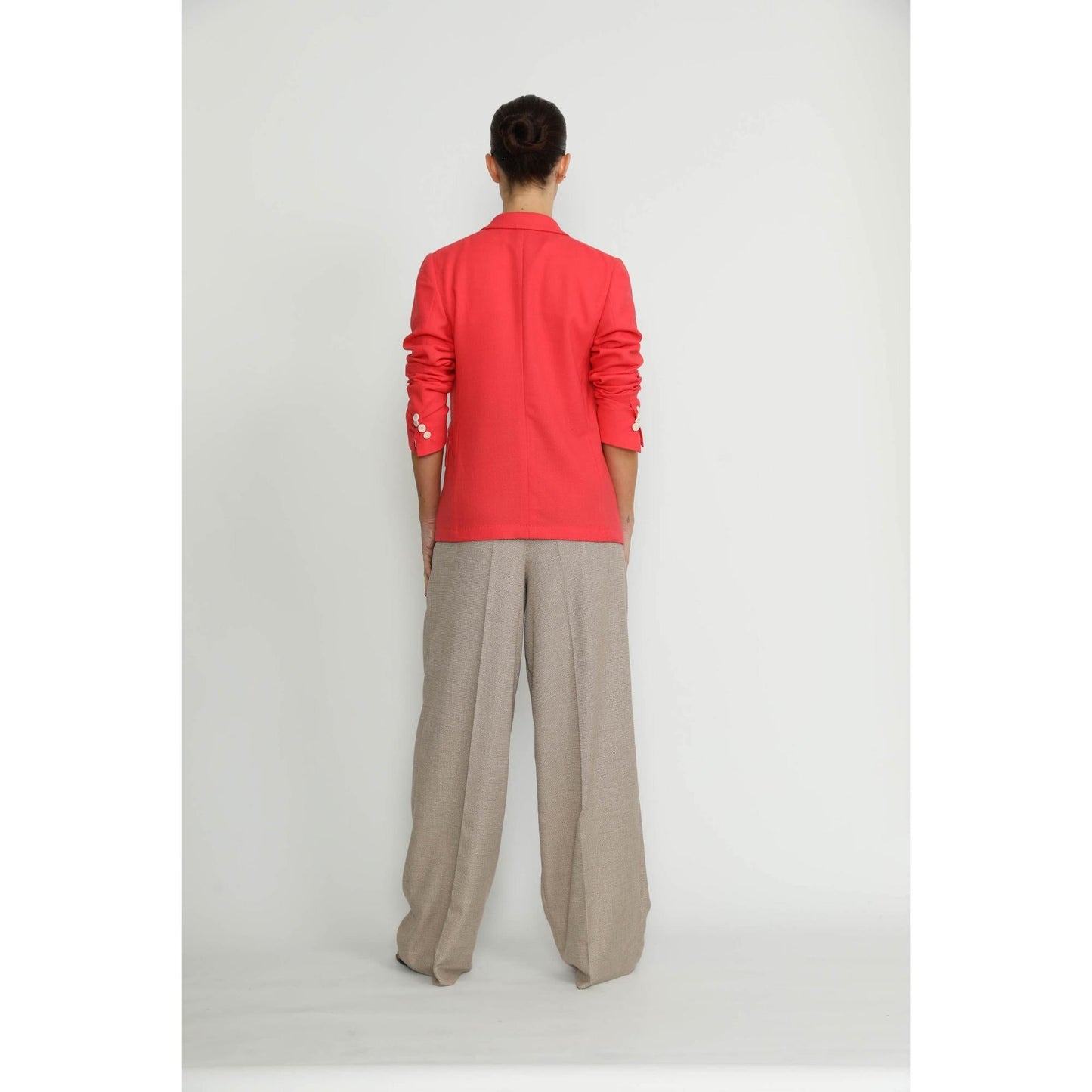 Women Brugg Jacket - Brugg Sweet Pink Double Breasted Jacket