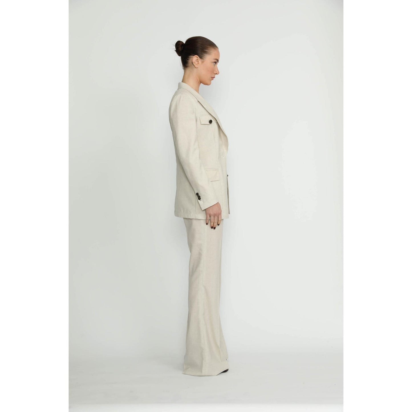 Women Cologny Jacket - Cologny Vanilla White Casual Jacket