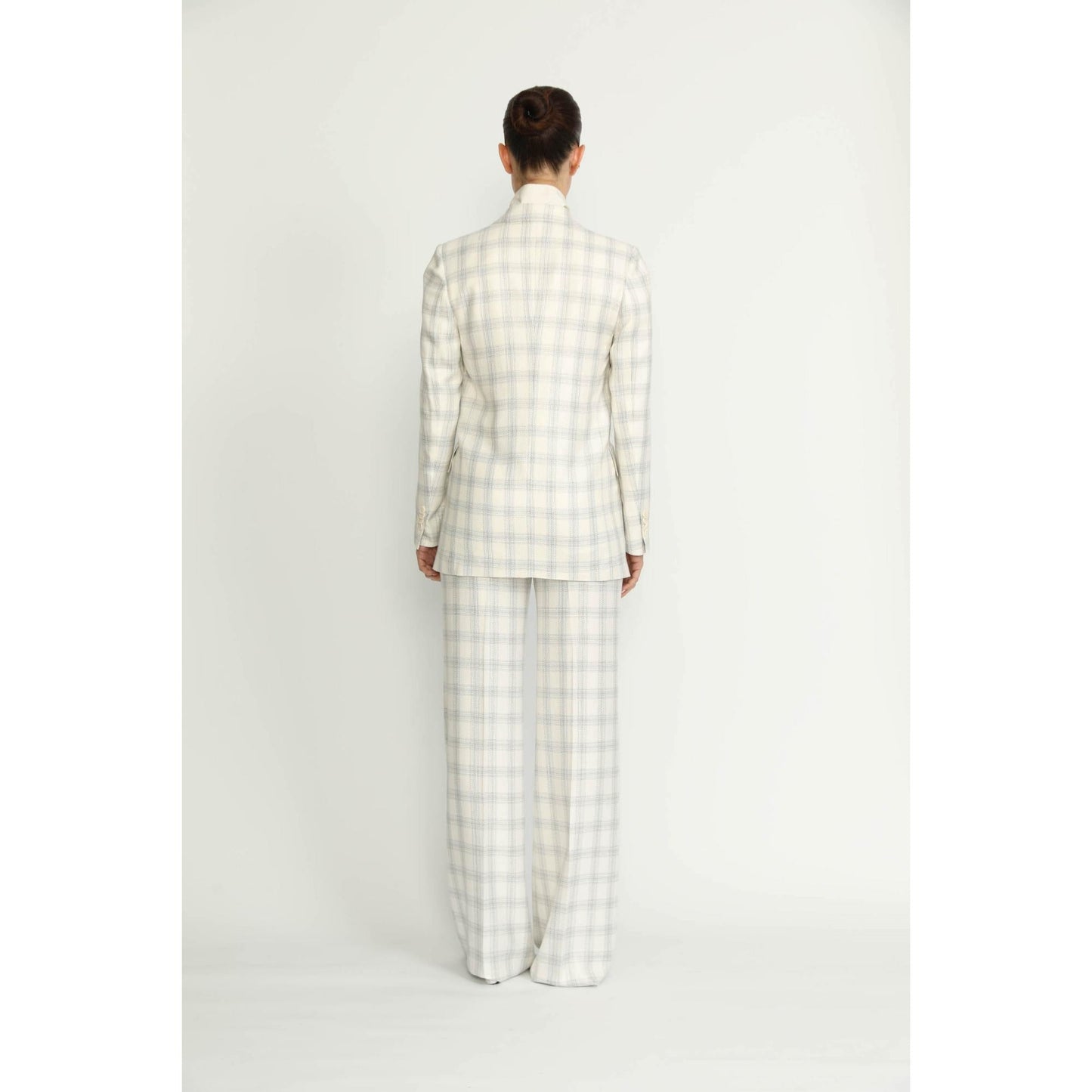 Women Bristol Jacket - Bristol Black/White Houndstooth Check Loose Fit Jacket