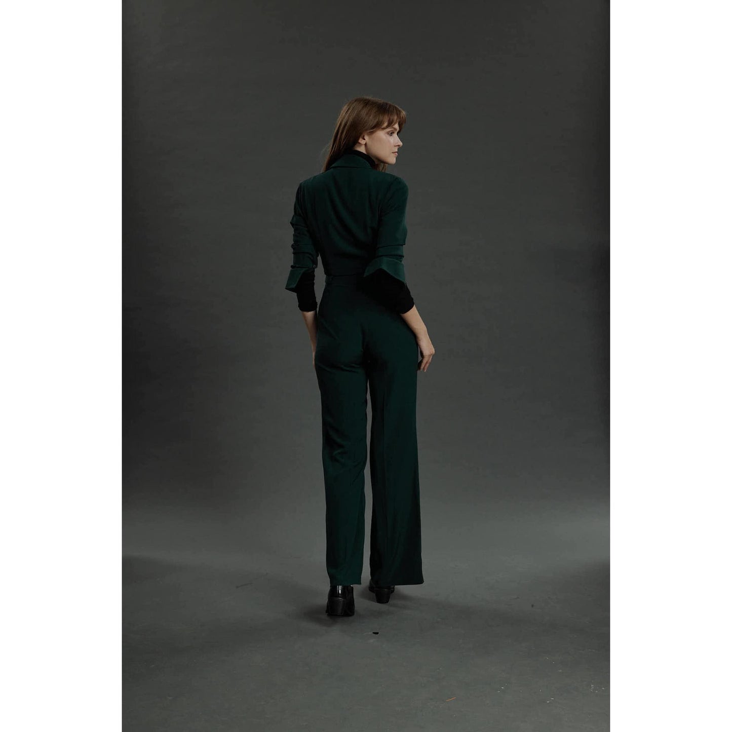 Women Chaves Jumpsuit - Jumpsuit in Forest Green