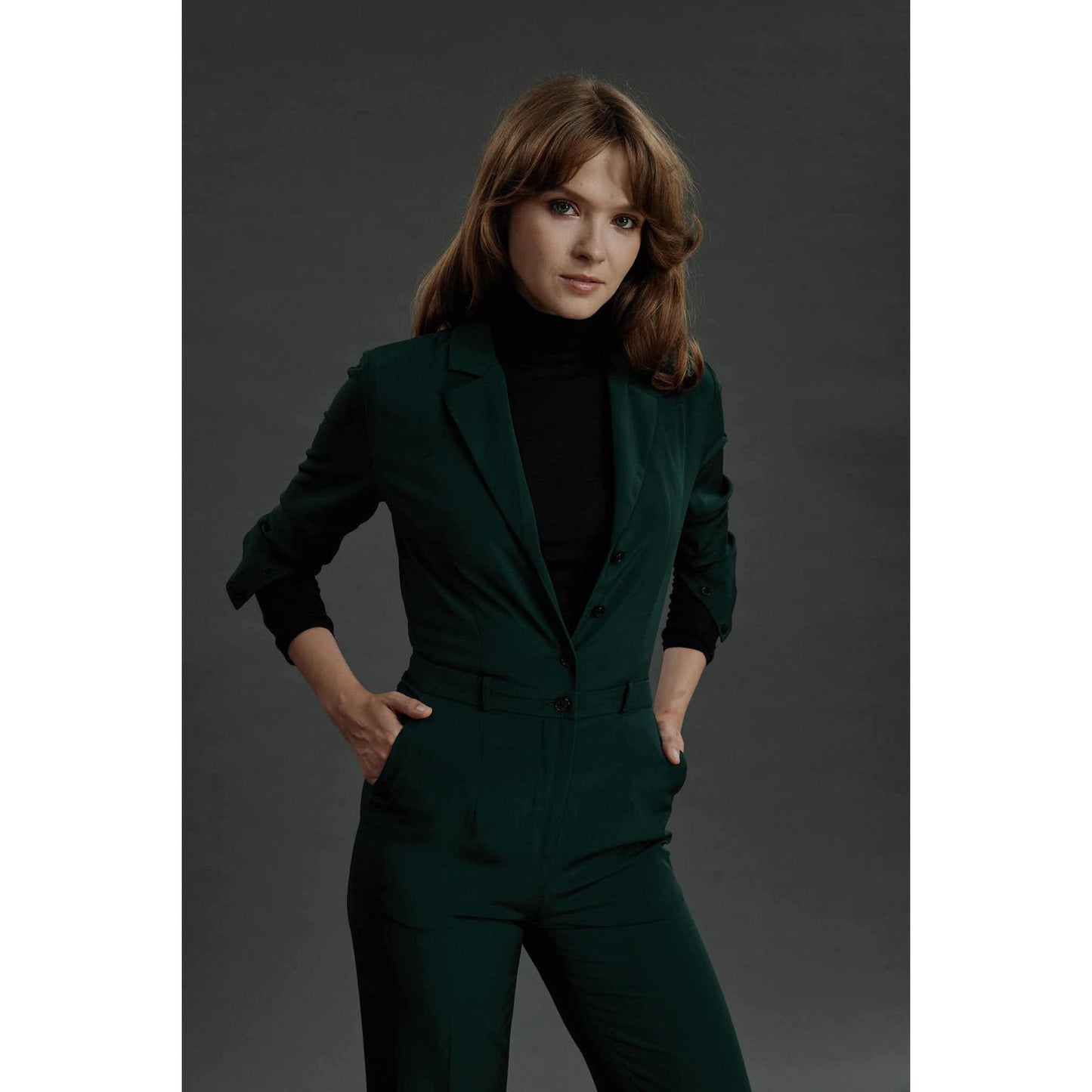 Women Chaves Jumpsuit - Jumpsuit in Forest Green