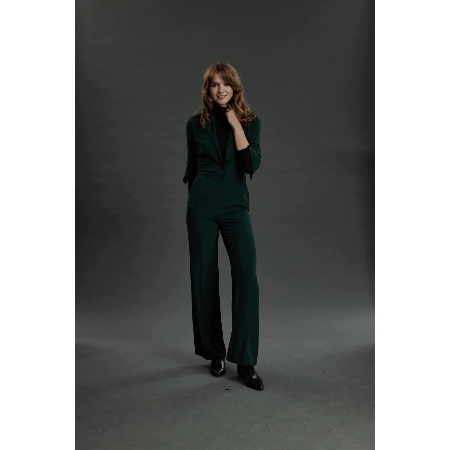 Women Chaves Jumpsuit - Jumpsuit in Forest Green