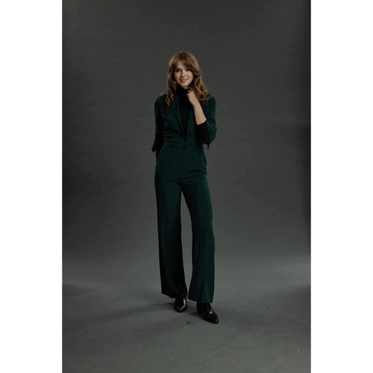 Women Chaves Jumpsuit - Jumpsuit in Forest Green