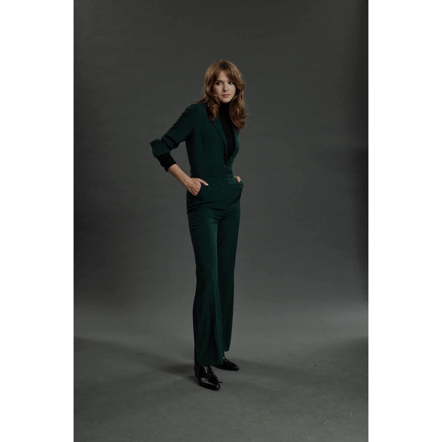 Women Chaves Jumpsuit - Jumpsuit in Forest Green