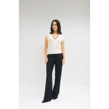 Load image into Gallery viewer, Women Aarau Top - Aarau Oversized Blouse - White/Orange
