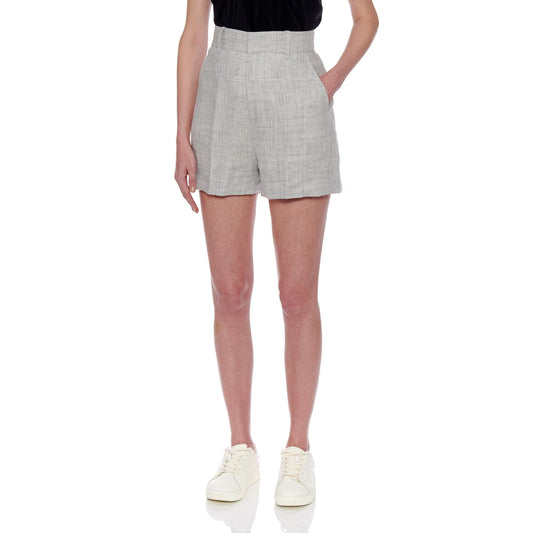 Women Marbella Shorts - Tailored Short Shorts - Grey