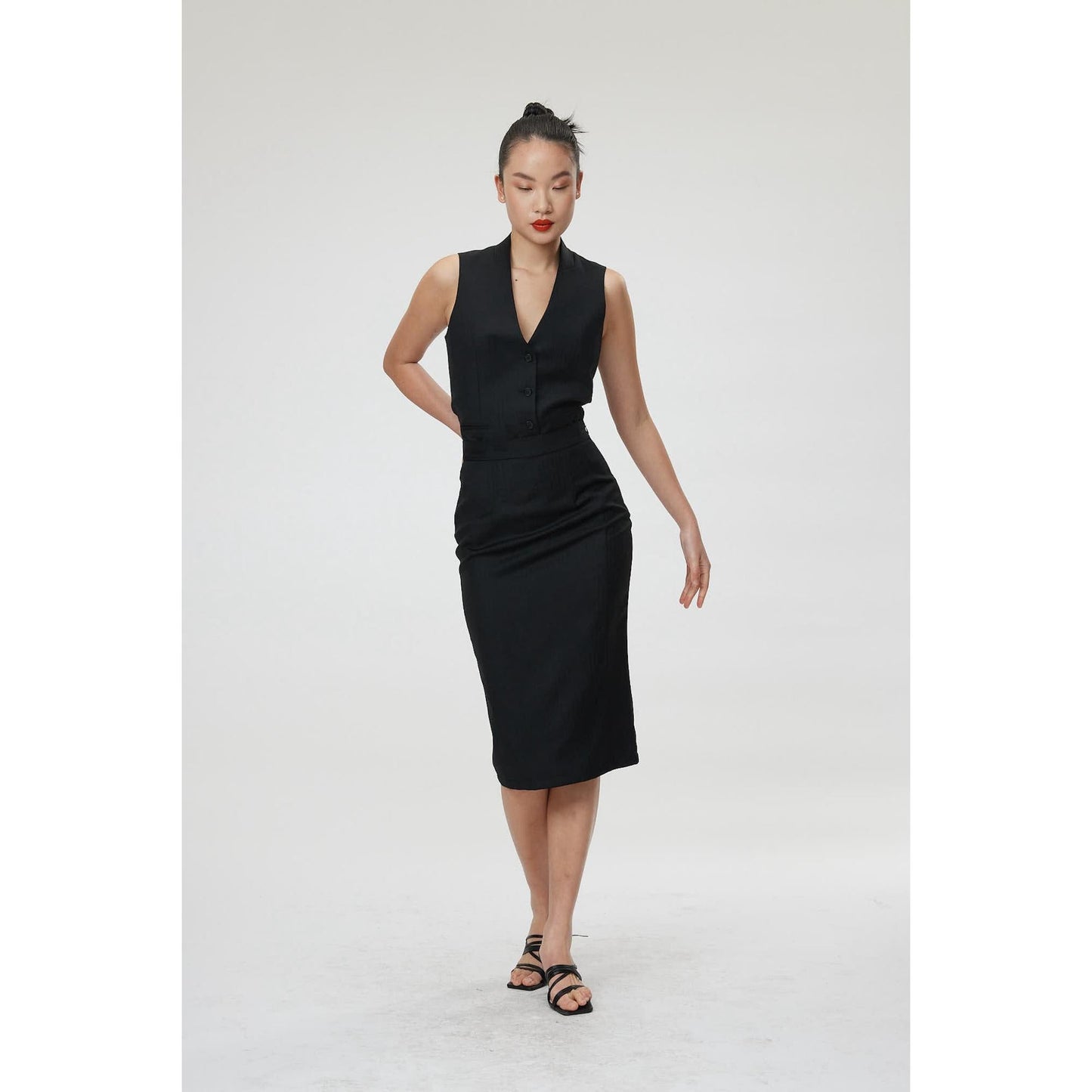 Women Piacenza Skirt - Pencil Skirt in Black