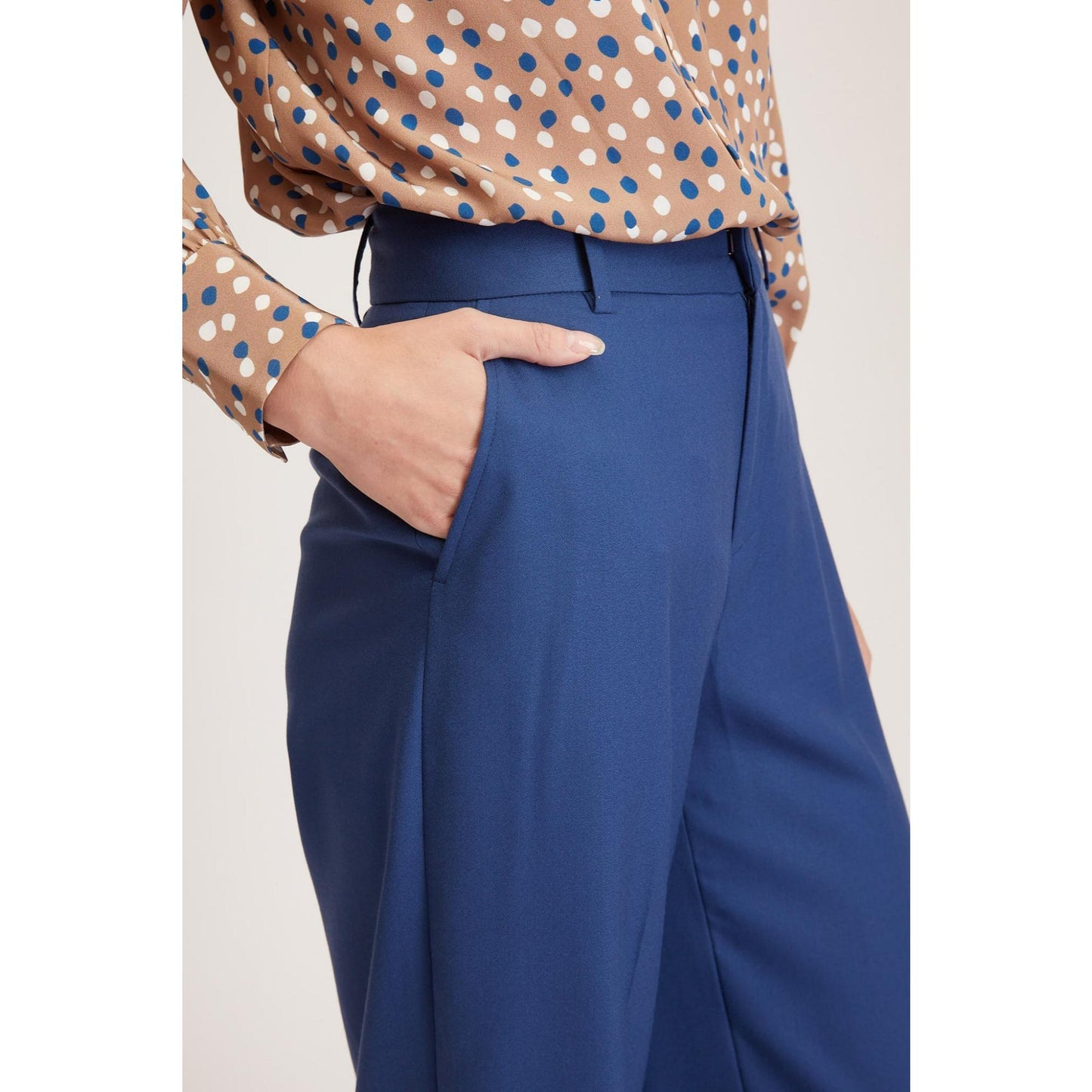 Women Blackpool Trousers - High Waisted, Wide Leg, Trouser