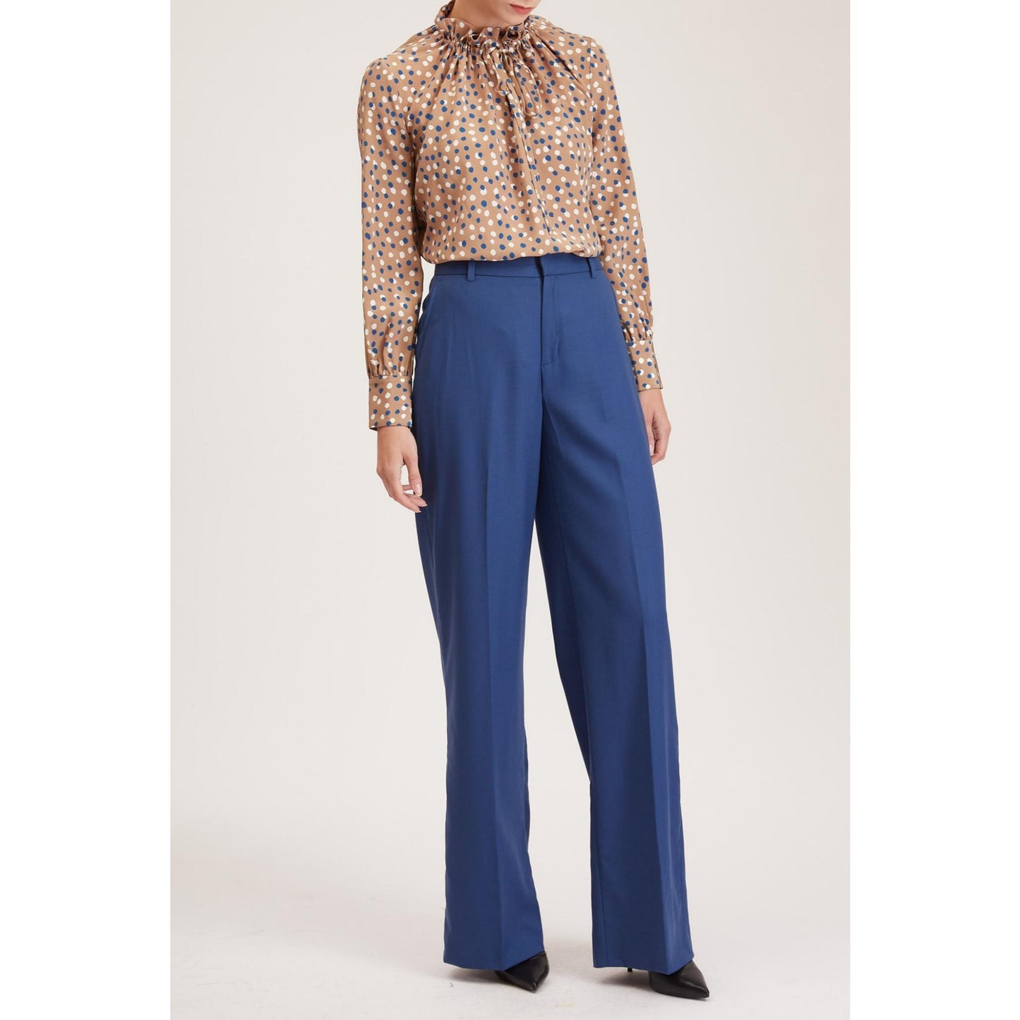 Women Blackpool Trousers - High Waisted, Wide Leg, Trouser