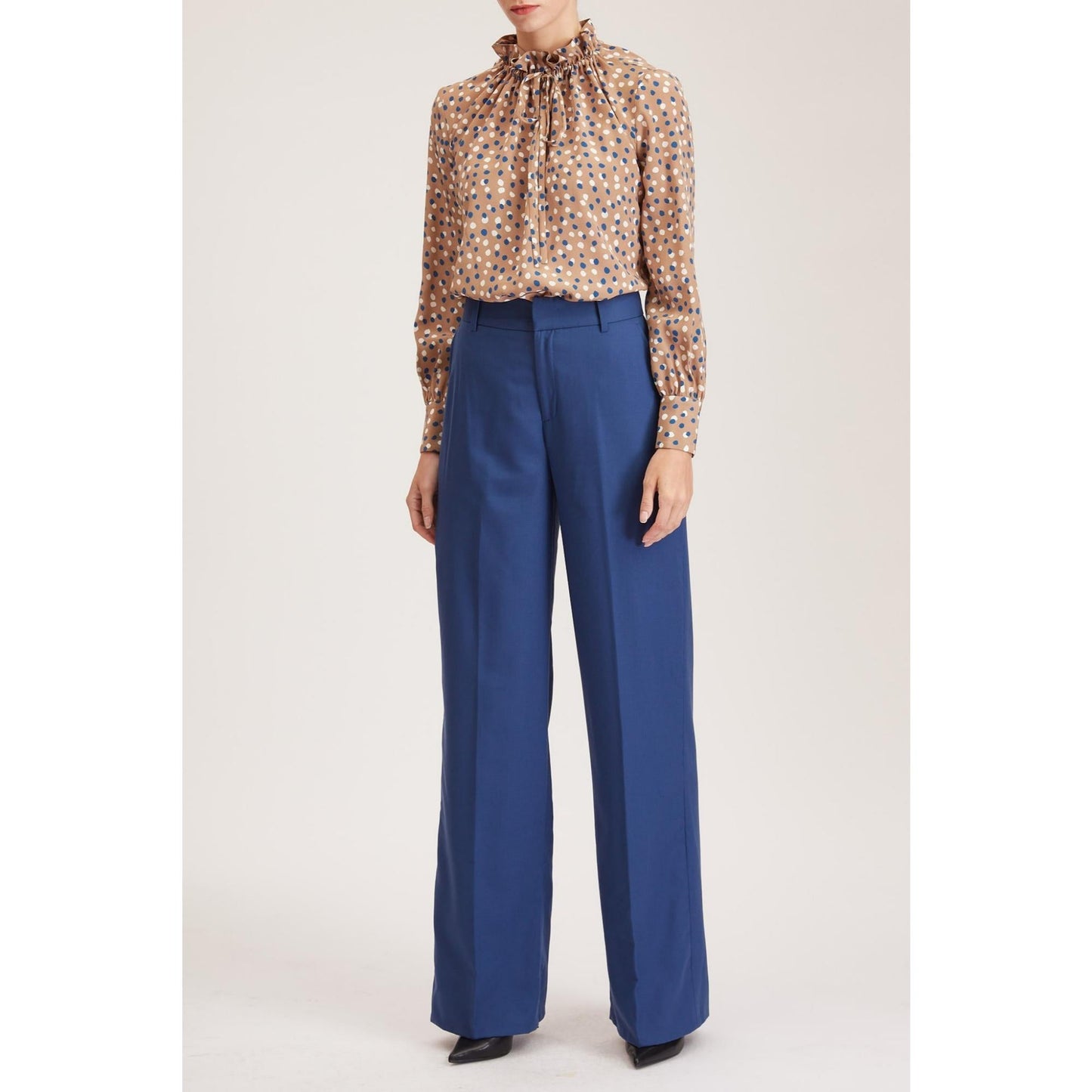Women Blackpool Trousers - High Waisted, Wide Leg, Trouser