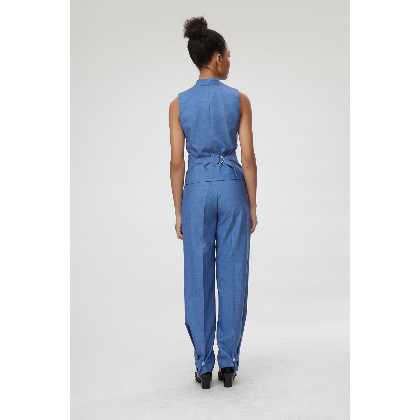 Women Forli Trouser - Wide Leg Trousers in Royal Blue