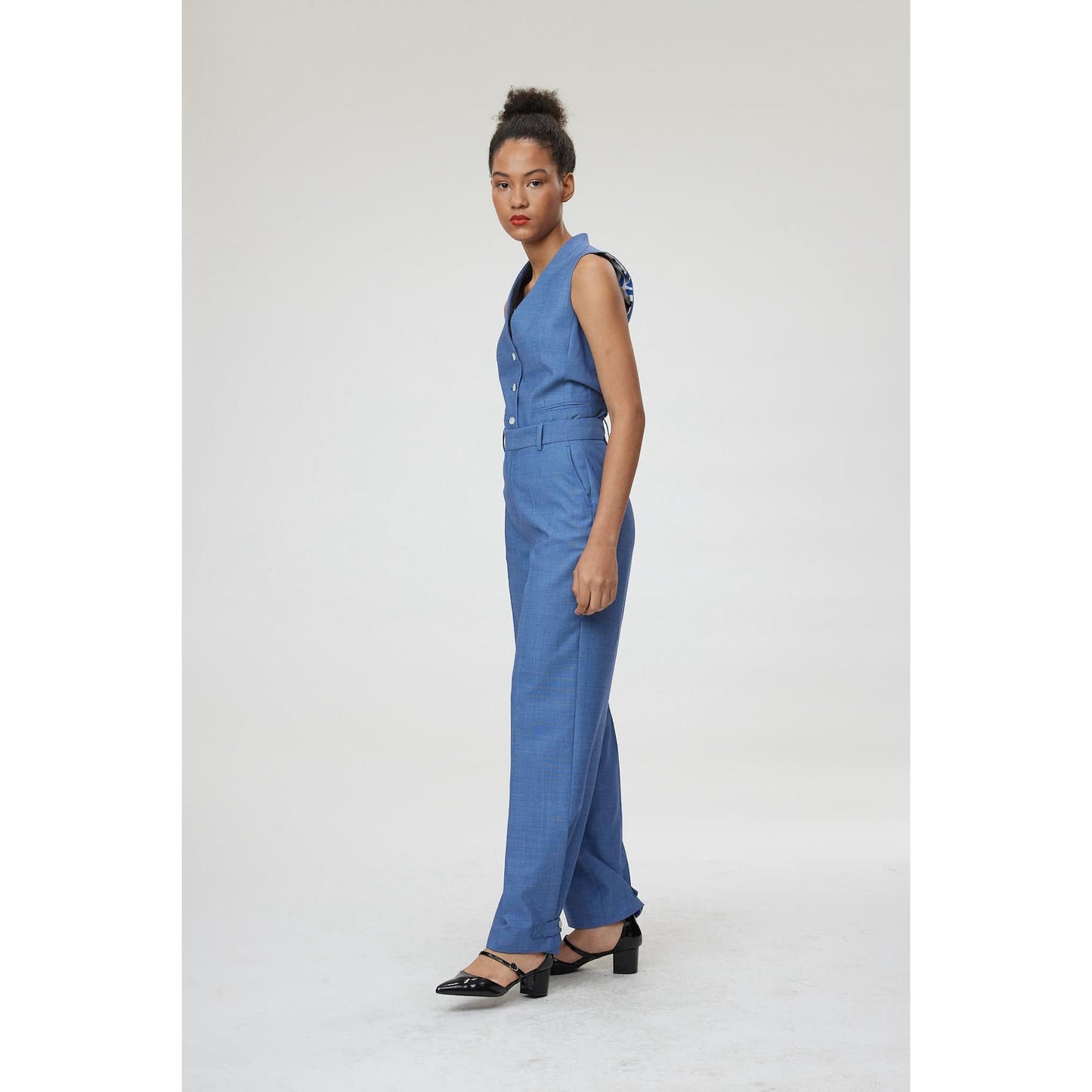 Women Forli Trouser - Wide Leg Trousers in Royal Blue
