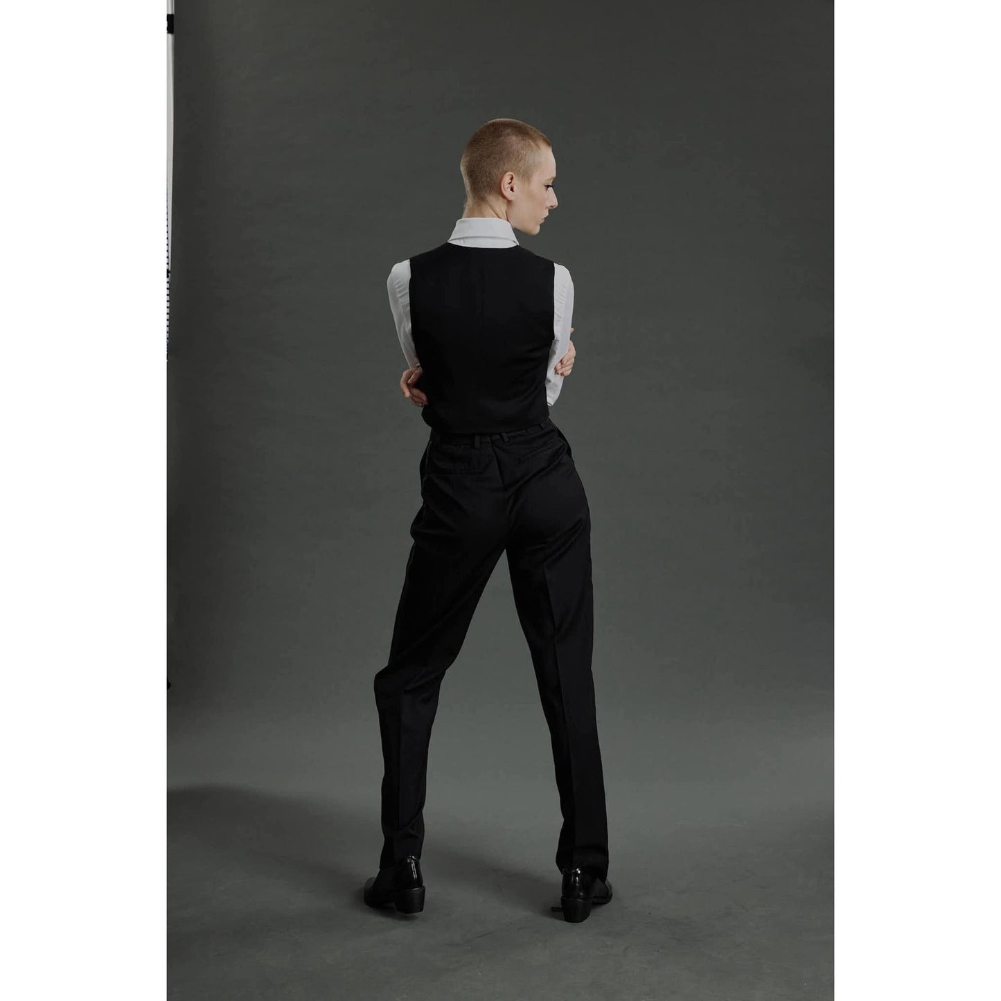 Women Elvas - Limited Edition Trousers - Narrow Leg Trousers in Black
