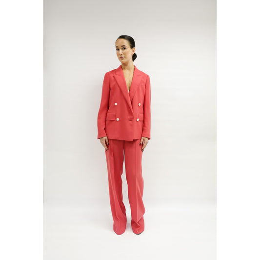 Women Blackpool Trousers - Wide Leg Trousers in Sweet Pink