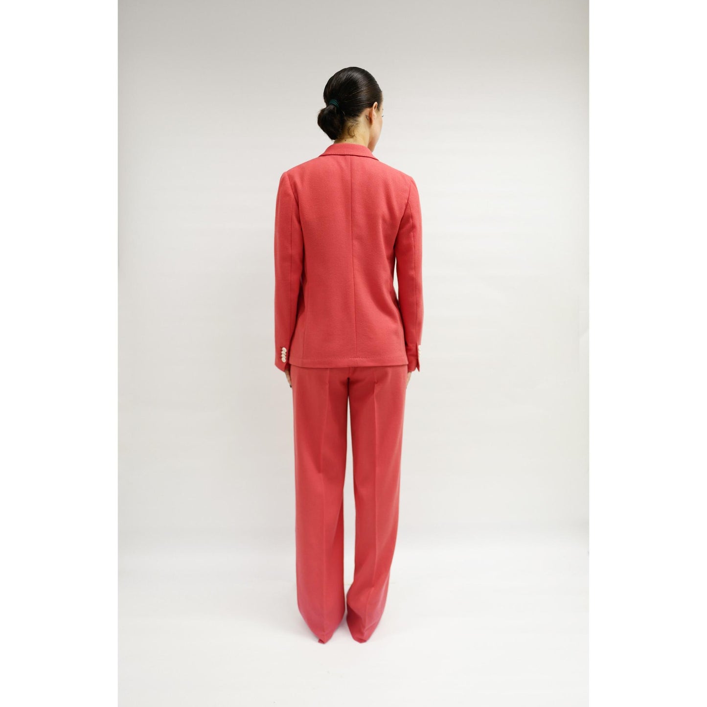 Women Blackpool Trousers - Wide Leg Trousers in Sweet Pink