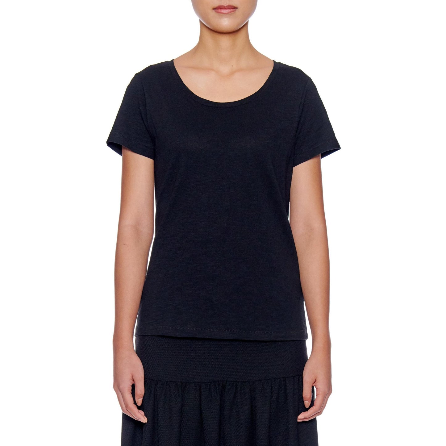 Women Toulon Crew Neck 2-Pack Black And White