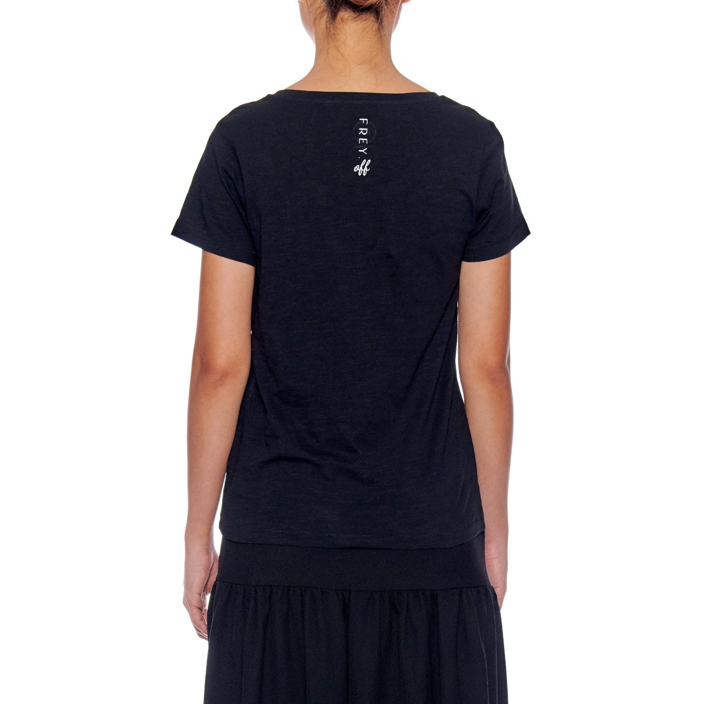 Women Toulon Crew Neck 2-Pack Black And White