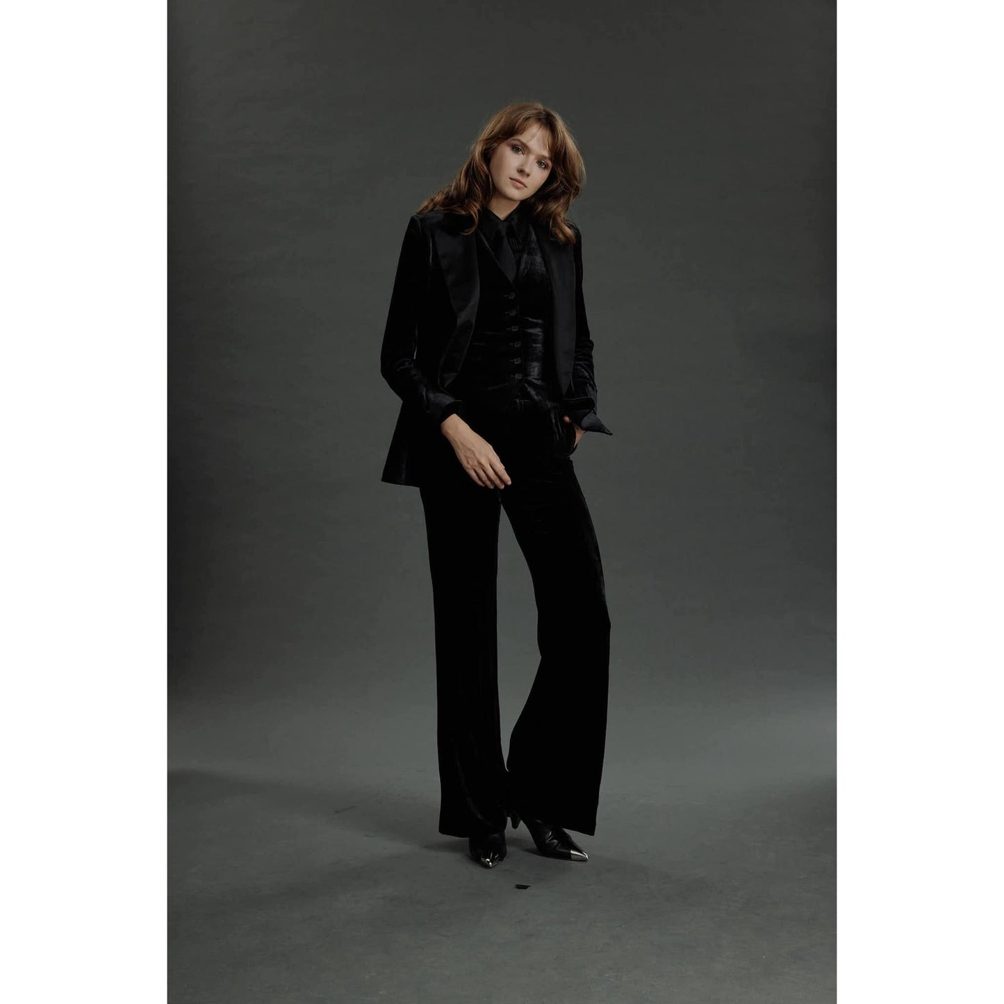Women Maia - Limited Edition Waistcoat - Waistcoat in Black Velvet