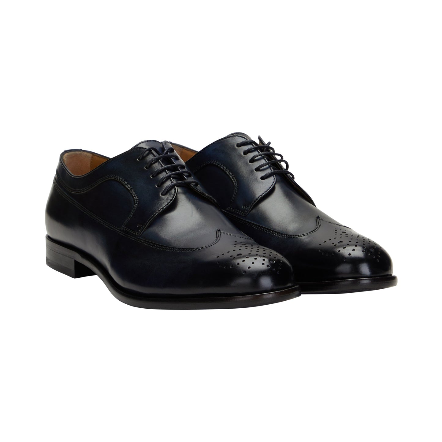Men Bristol Derb Shoes - Dark Blue