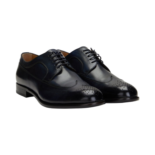 Men Bristol Derb Shoes - Dark Blue