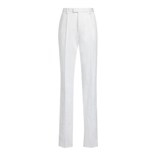 Men T-Borden Trousers - White