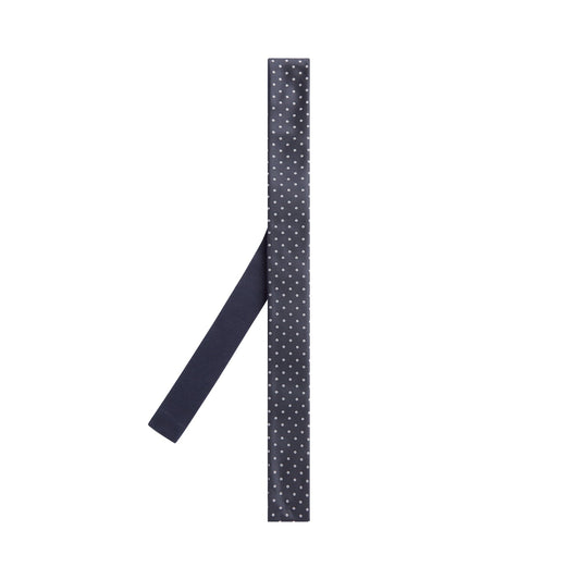 Men Tie 5 cm knitted Neckwear - Dark Blue