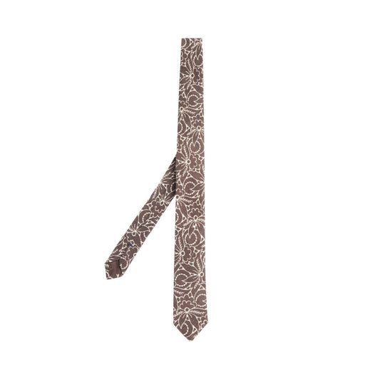 Men Tie 6 cm Neckwear - Dark Brown