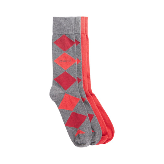 Men Twopack RS Design Hosiery - Medium Grey