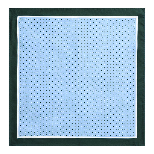 Men P.sq. cm33x33 rolled Neckwear - Light/Pastel Blue