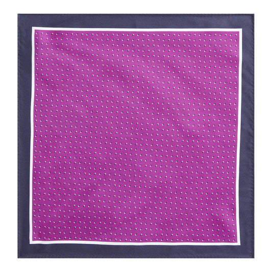 Men P.sq. cm33x33 rolled Neckwear - Bright Purple