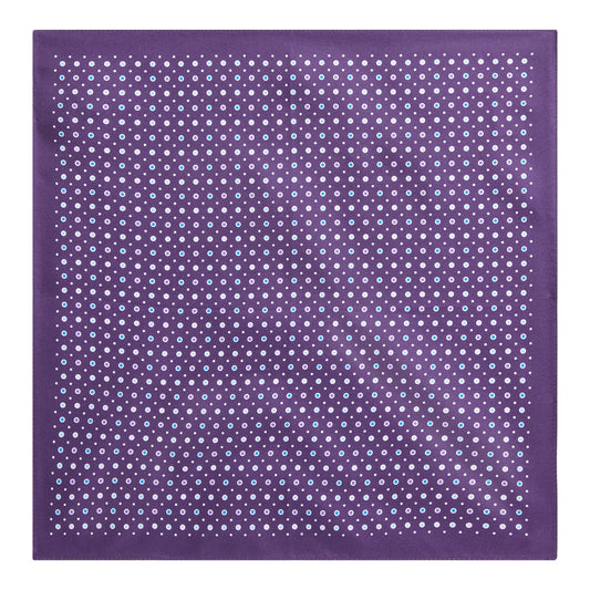 Men Pocket sq. cm 33x33 Neckwear - Dark Purple
