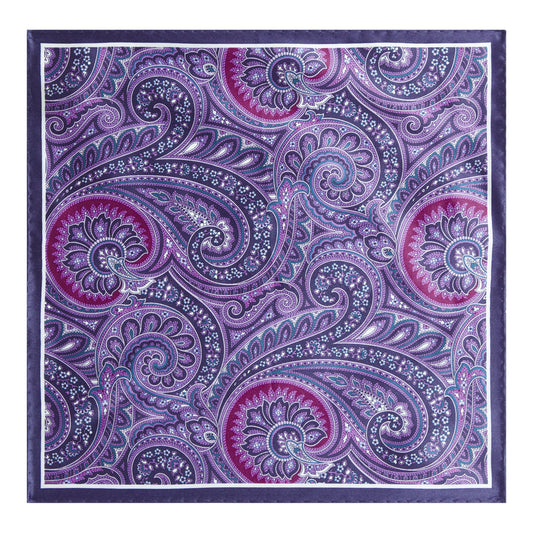 Men P.sq. cm33x33 rolled Neckwear - Medium Purple