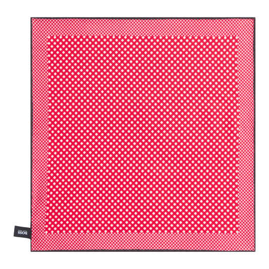 Men T-Pocket sq. cm33x33 Neckwear - Bright Red