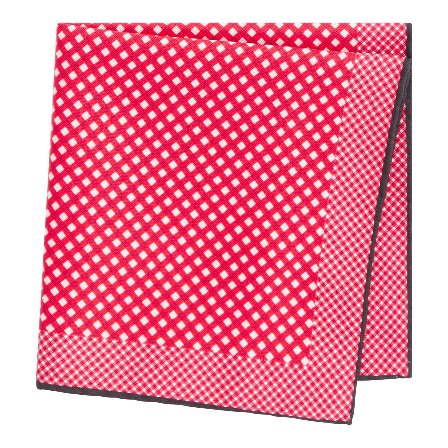 Men T-Pocket sq. cm33x33 Neckwear - Bright Red