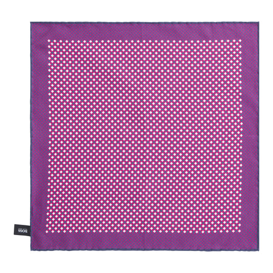 Men T-Pocket sq. cm33x33 Neckwear - Dark Pink