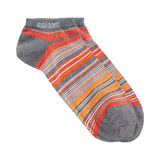 Men AS Multistripe MC Hosiery - Medium Grey