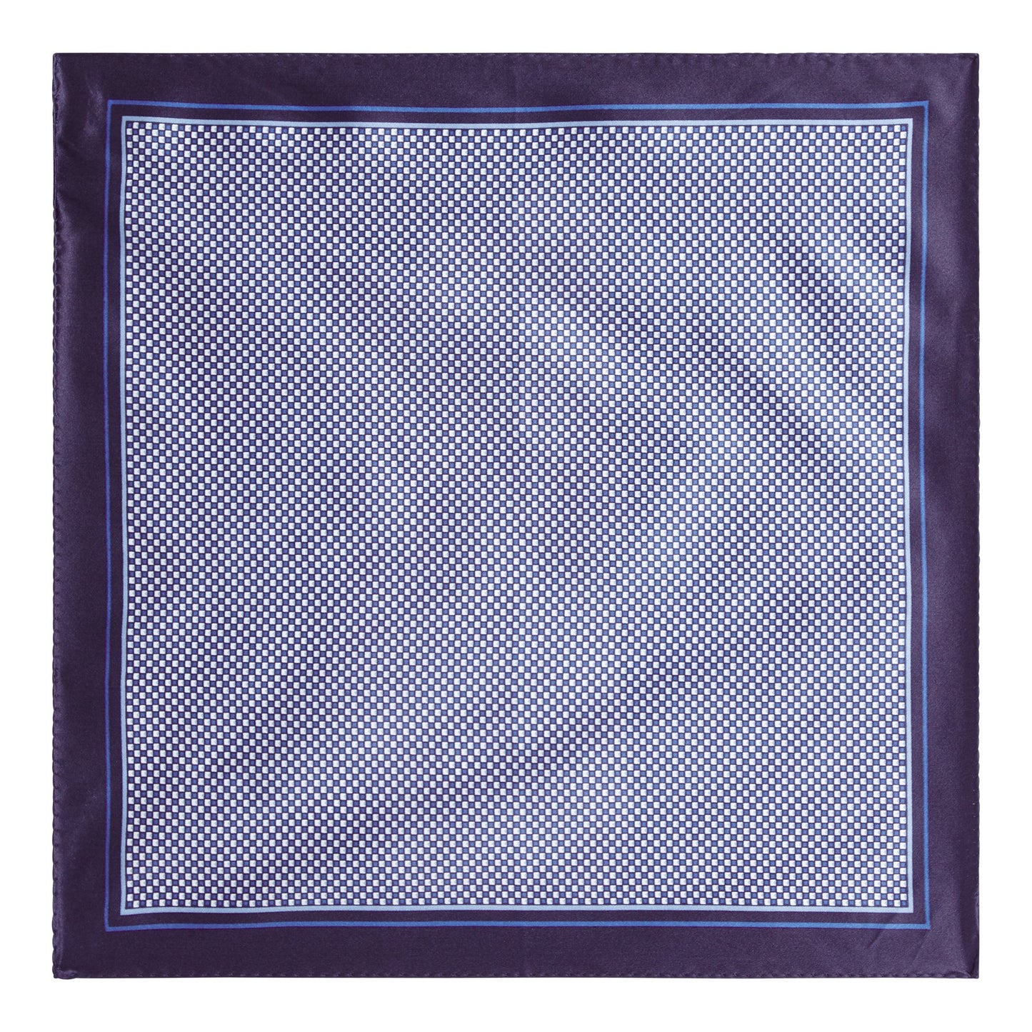 Men P.sq. cm33x33 rolled Neckwear - OpenBlue