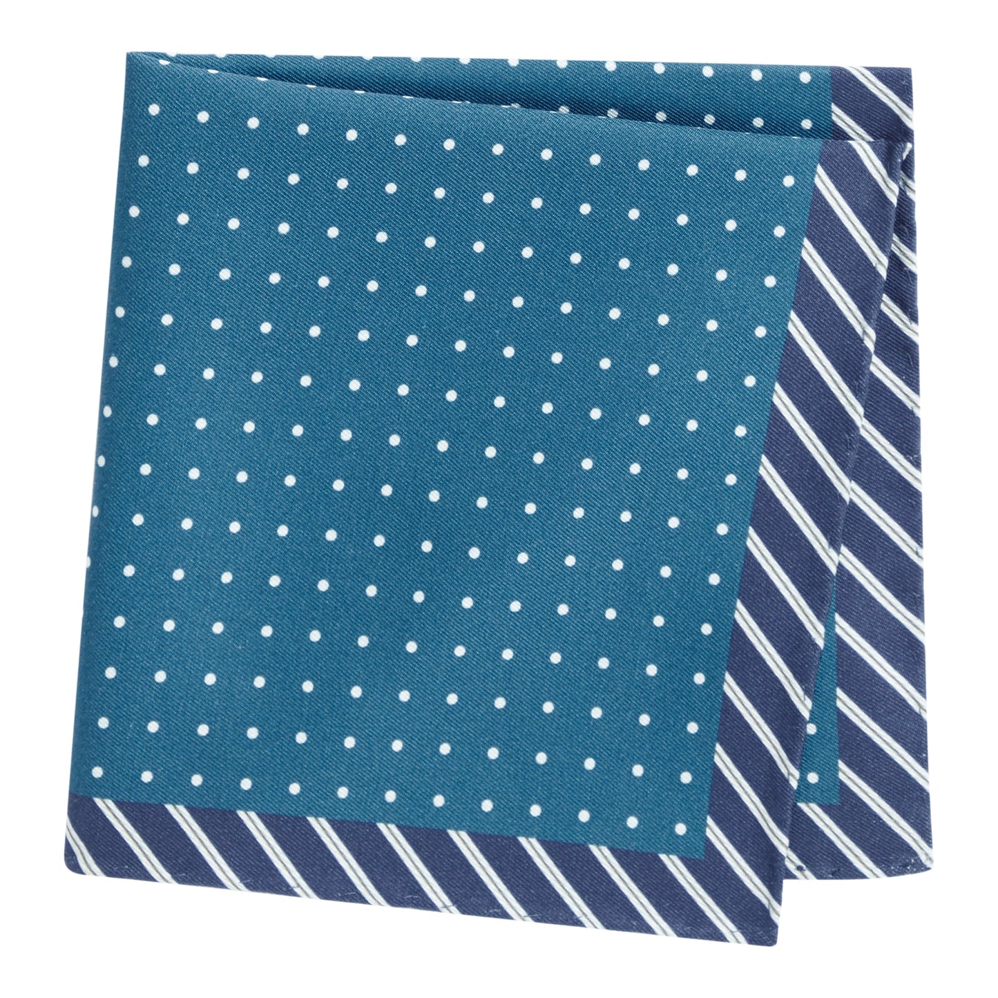 Men T-Pocket sq. cm33x33 Neckwear - Turquoise/Aqua
