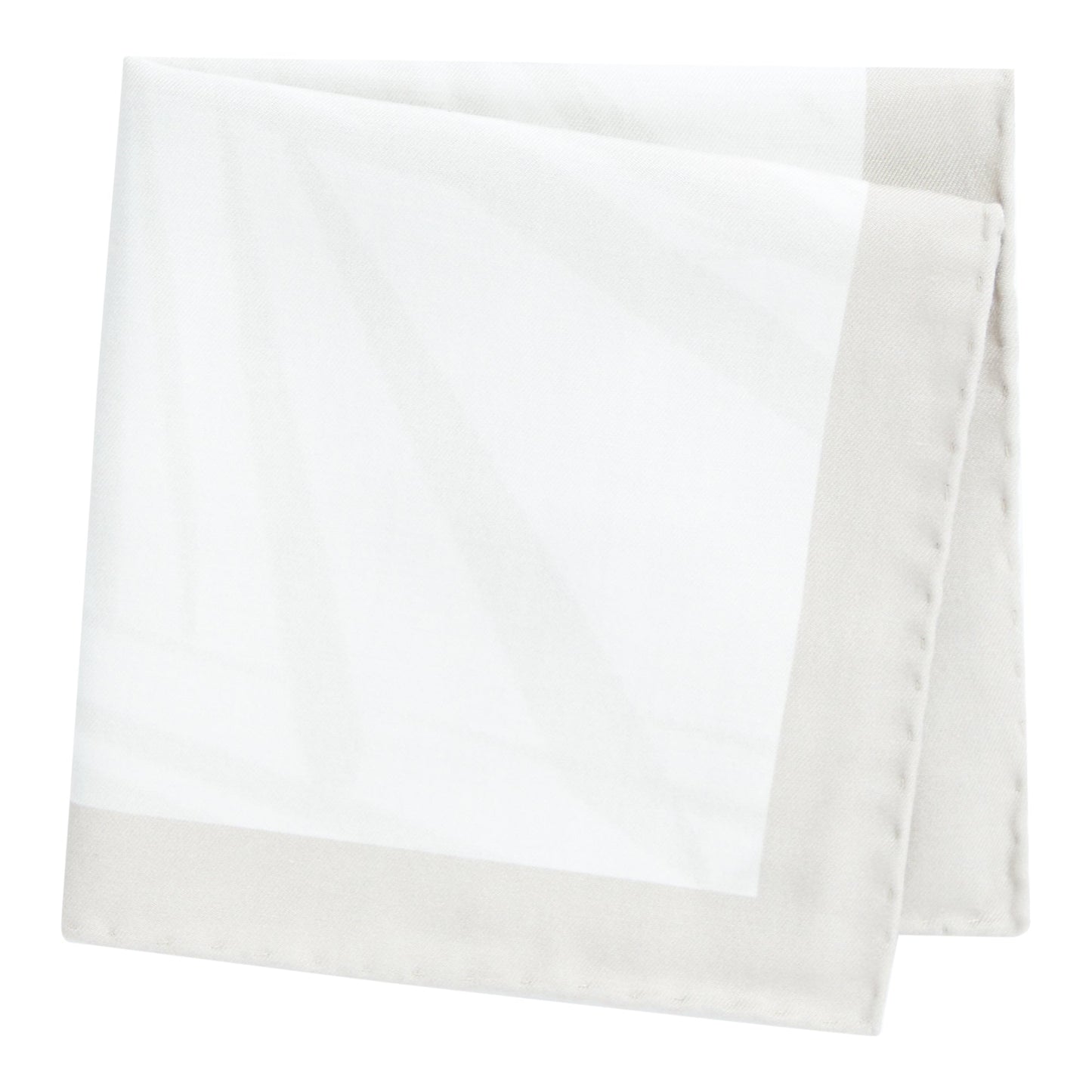 Men T-Pocket sq. cm33x33 Neckwear - Natural